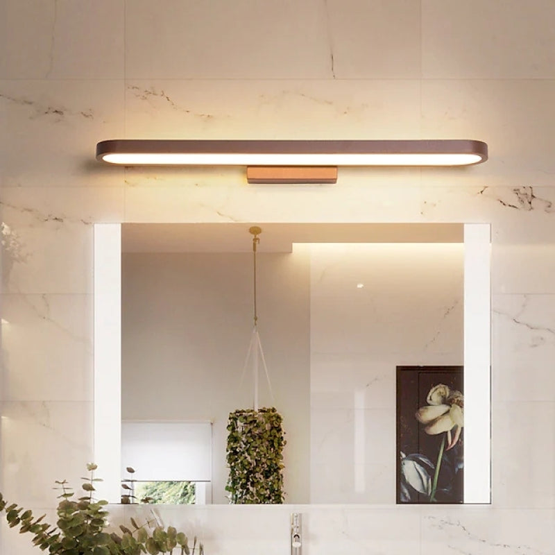 Arisha Modern Wandleuchte Linear, Kaffee, Schlafzimmer/Badezimmer, Metall