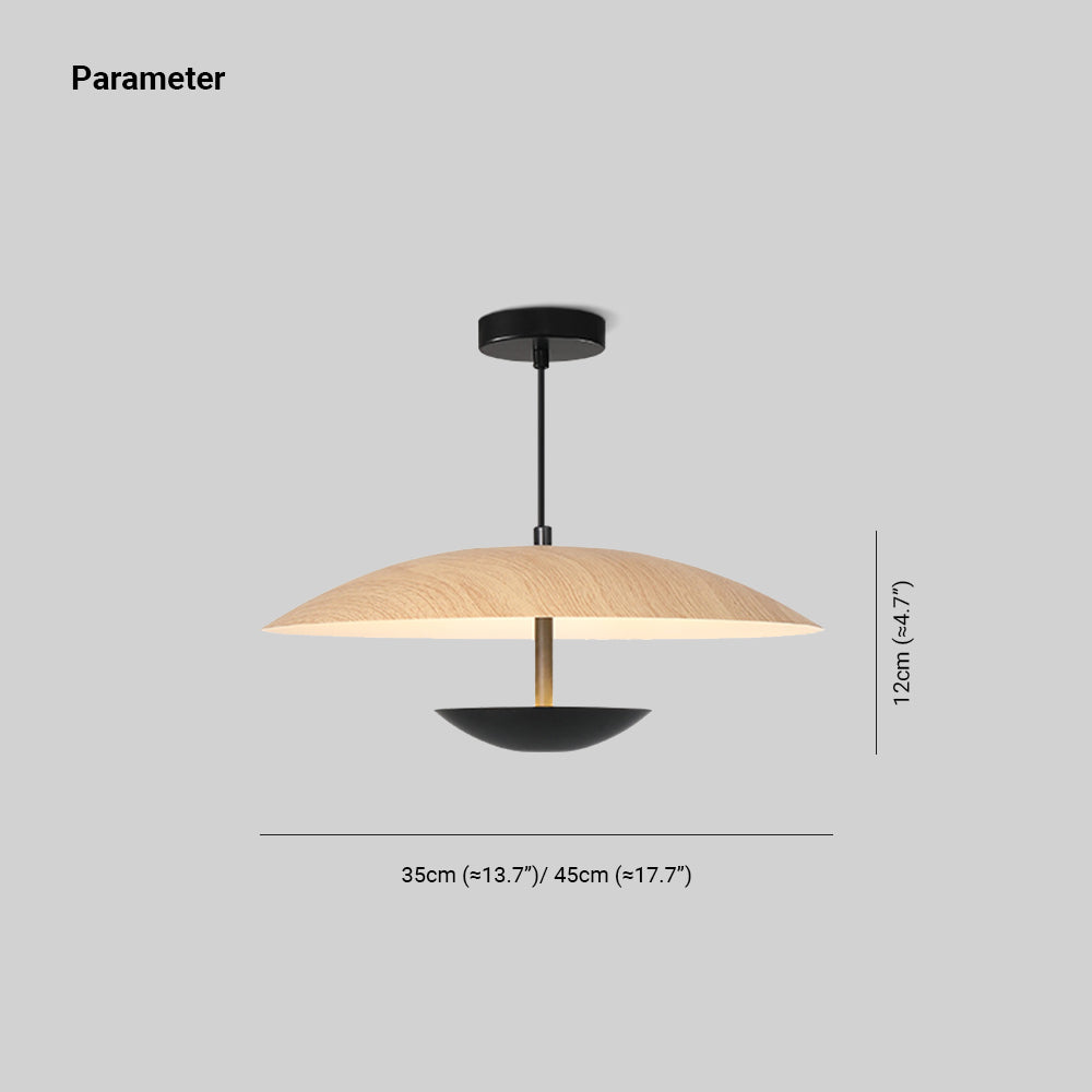 Arisha  Nodic Pendelleuchte Wohnzimmer/Schlafzimmer Holz/Braun
