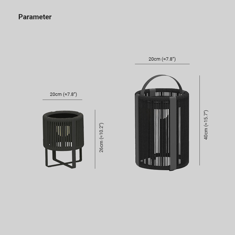 Ray Minimalistische LED Stehleuchte Schwarz Garten/Flur Metall Fiber