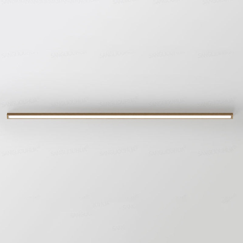 Arisha Modern Linear LED Deckenleuchte Holz Schlaf/Wohnzimmer