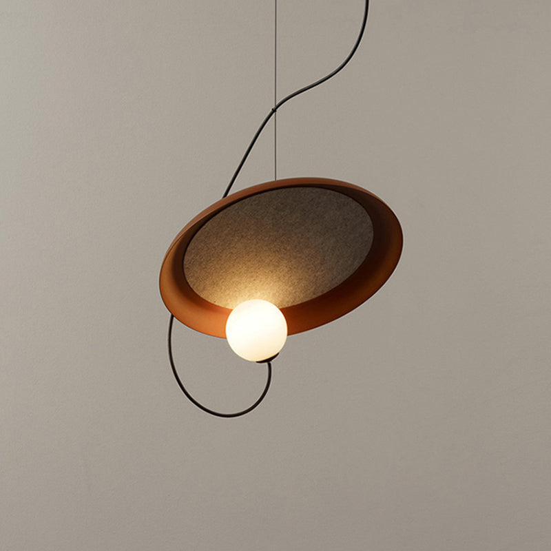Avi Modern LED Pendelleuchte Ring Esszimmer 3 Farben Acryl/Metall