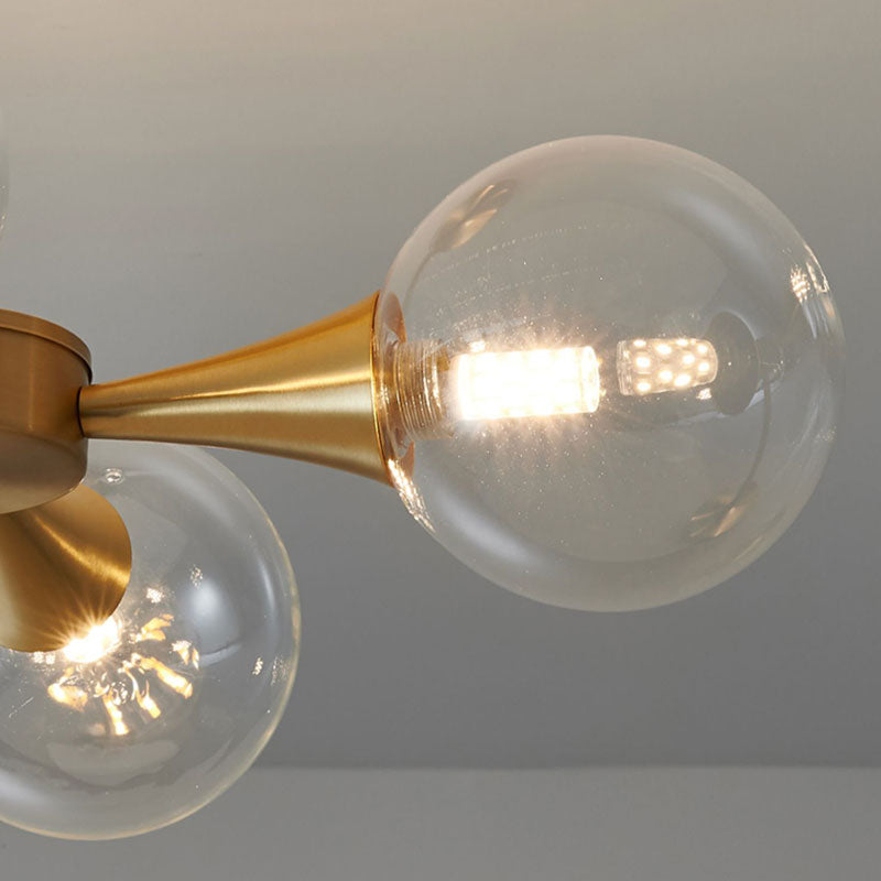 Valentina Modern LED Deckenleuchte Glas Schlafzimmer Esszimmer