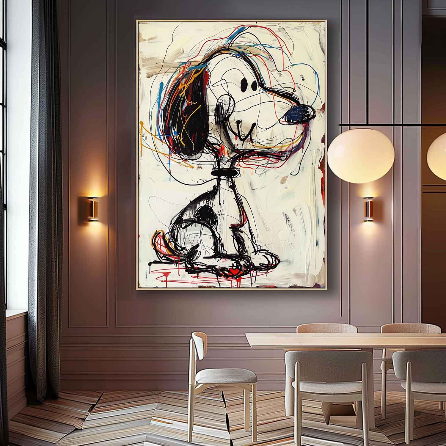 Pix Abstrakte Graffiti Wandkunst-Letslighting