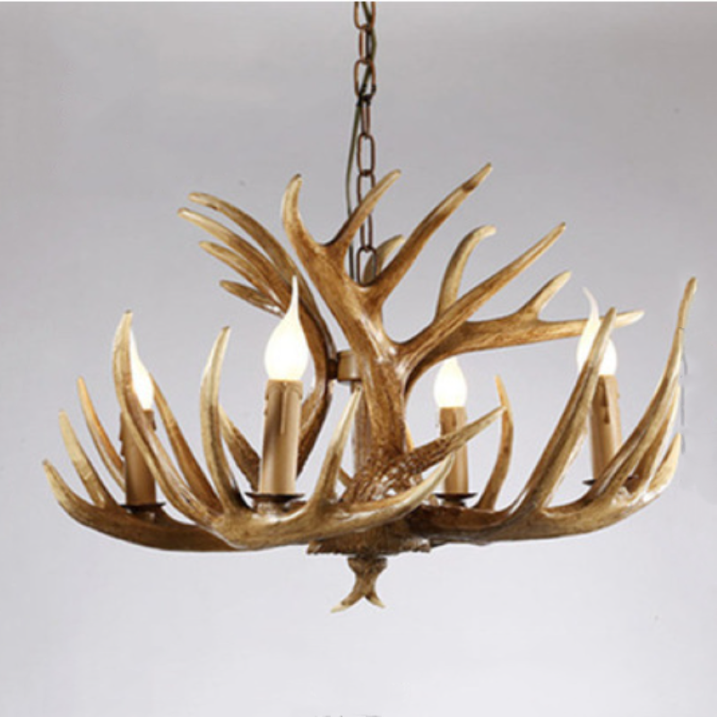 Silva LED Kronleuchter Holz Schlafzimmer/Esszimmer/Wohnzimmer