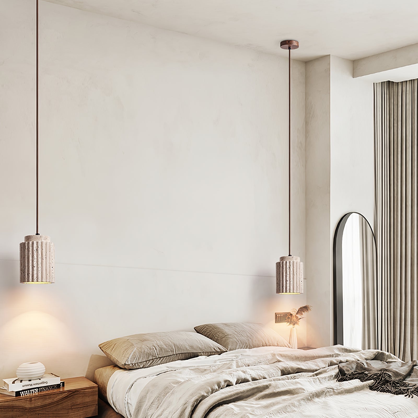 Mysolel Travertine Pendant Light - Neutralighting