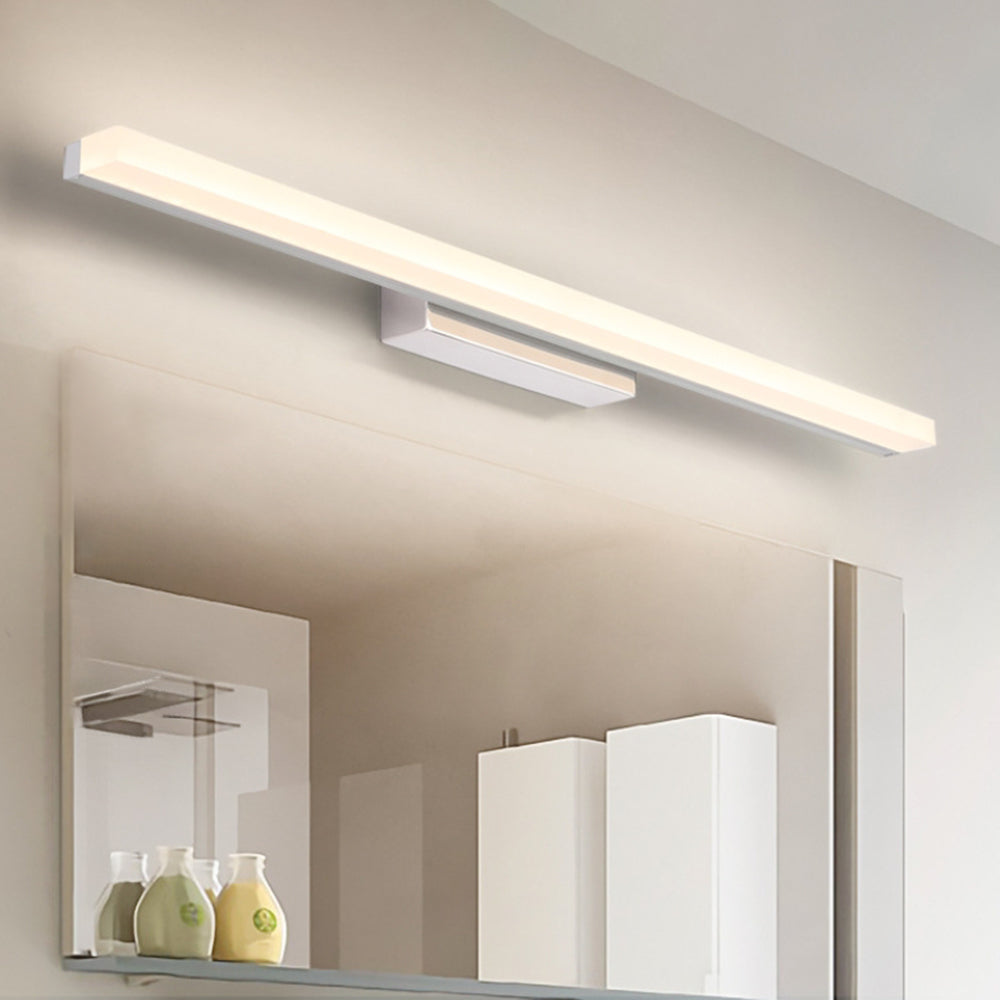 Arisha  Wandleuchte Innen  Spiegelfront  Linear Schwar Badezimmer