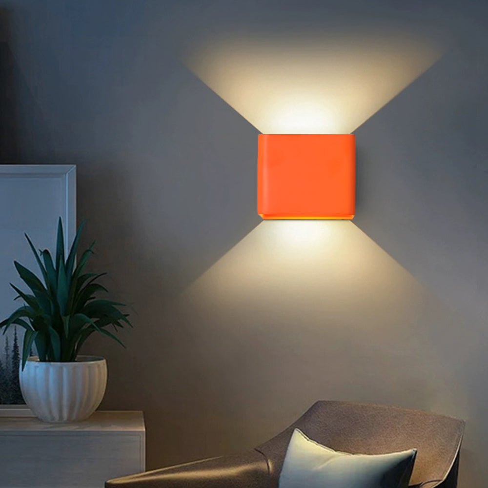 Aria Wandleuchte Schwarz/Weiß/Gelb/Grün/Rot Wohnzimmer/Schlafzimmer