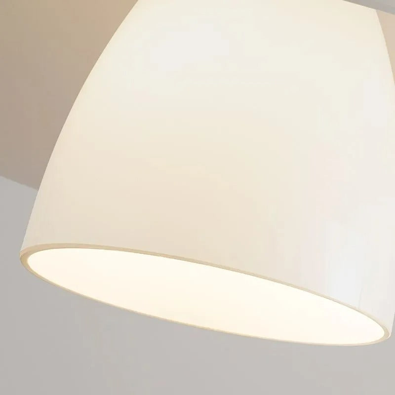 Arisha Modern LED Pendelleuchte Weiß Esszimmer Esstisch Metall&Glas