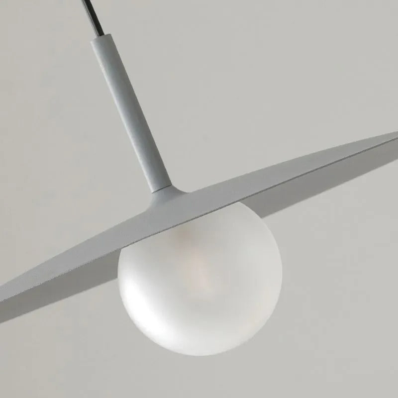 Arisha Modern LED Pendelleuchte Schwarz/Weiß/Grau Ess/Wohn/Schlafzimmer Metall&Glas
