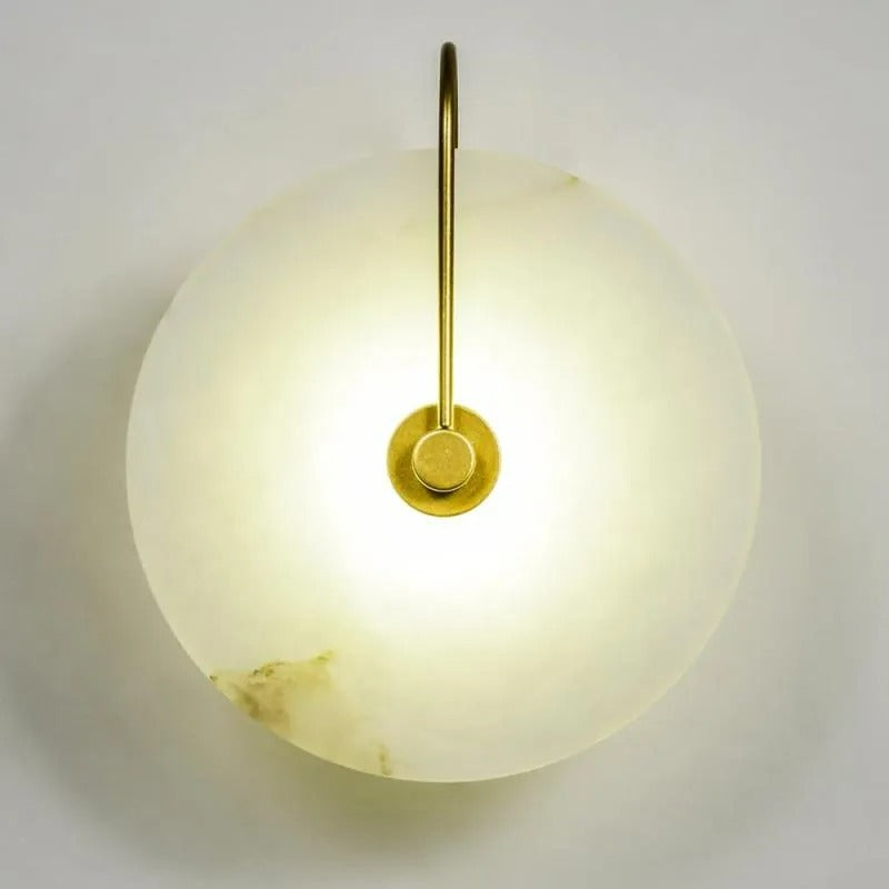 Arisha Moderne Wandleuchte aus Arisham Marmor Schlafzimmer, Wohnzimmer