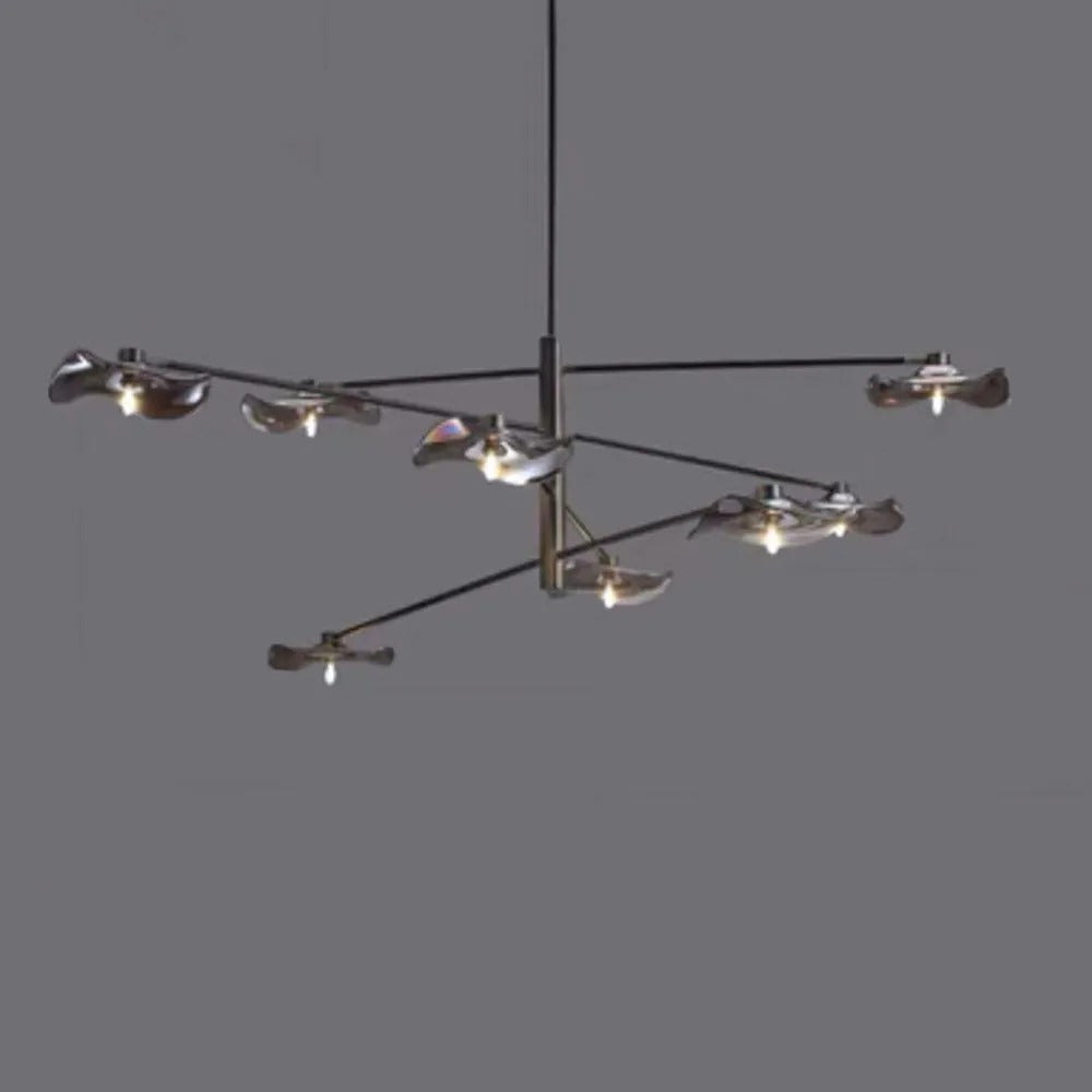 Arisha Pendelleuchte 2 Farbe, 6/8 Flammig, Metall, Schlarfzimmer