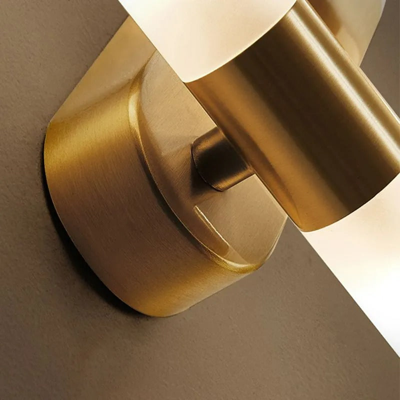 Arisha Modern LED Wandleuchte Gold Wohn/Schlafzimmer Metall Acryl