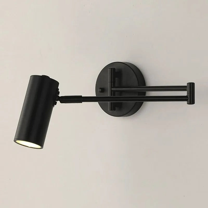 Silva Modern Wandleuchte Zylindrisch Verstellbare, 2 Farben, Wohnzimmer, Metall