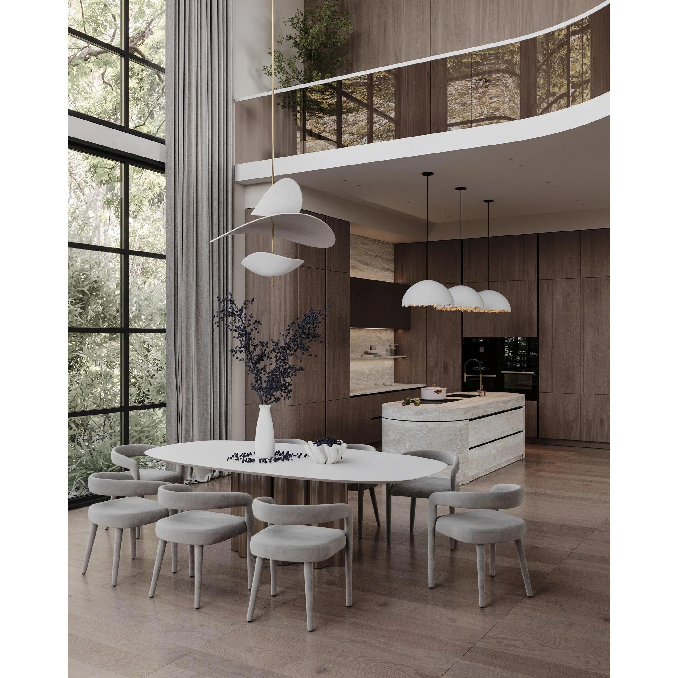 Unorara Nordisch Schwebend Pendelleuchte