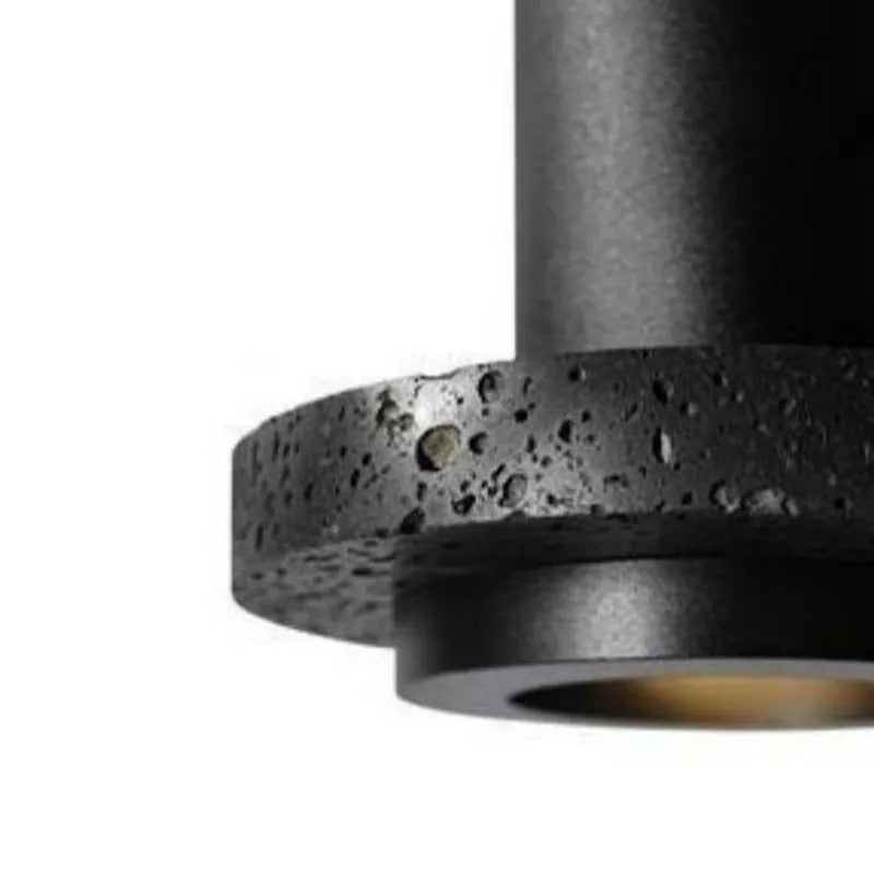 Arisha Modern LED Pendelleuchte Schwarz Wohn/Schlaf/Esszimmer Stein-Letslighting