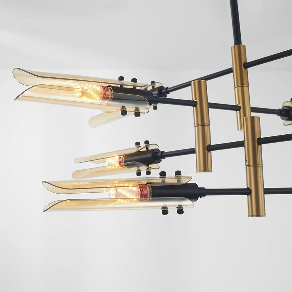 Arisha Deckenleuchte Farbe Temperatur Schaltbar, 4/6/8 Kopf