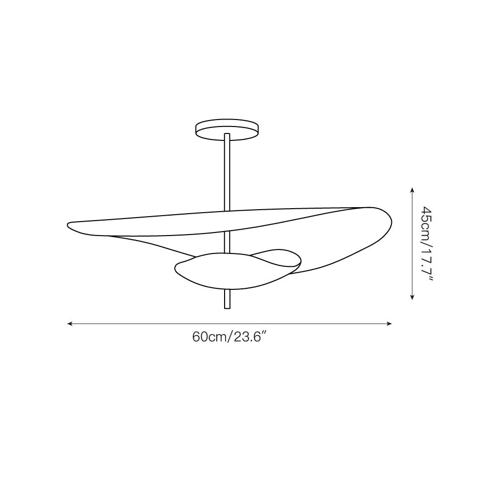 Unorara Nordisch Schwebend Pendelleuchte