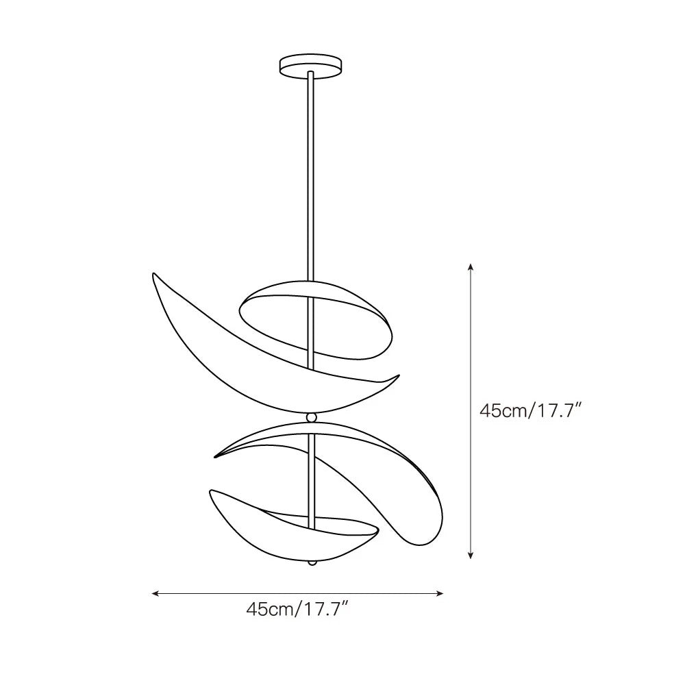 Unorara Nordisch Schwebend Pendelleuchte