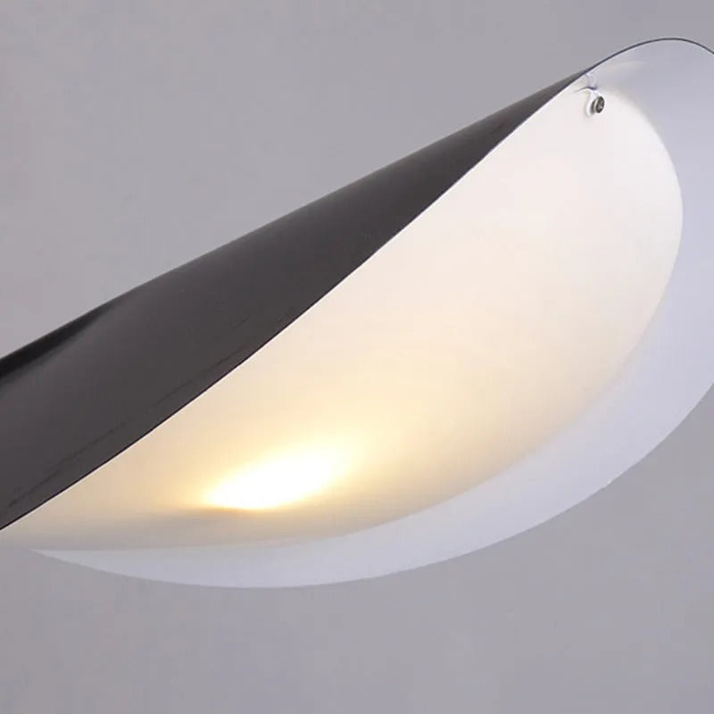 Arisha Modern Linear Schale LED Stehlampe Schwarz Esstisch/Schlaf/Wohnzimmer Metall