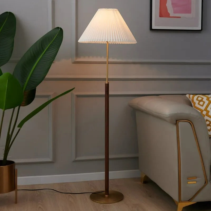 Muto Modern LED Stehlampe Weiß Ess/Wohnzimmer Stoff&Metal
