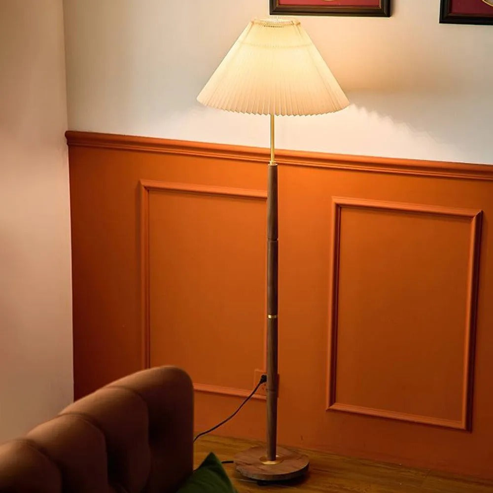 Muto Modern LED Stehlampe Weiß Ess/Wohnzimmer Stoff&Metal