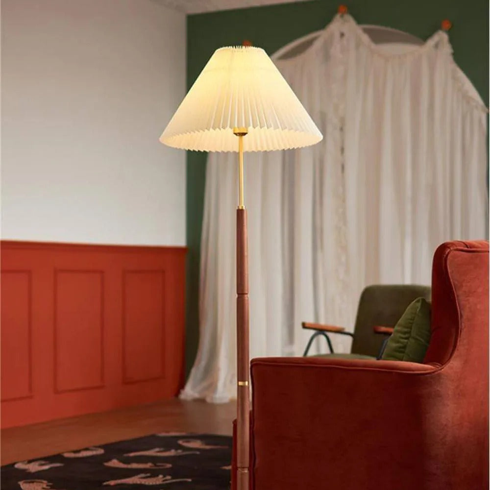Muto Modern LED Stehlampe Weiß Ess/Wohnzimmer Stoff&Metal