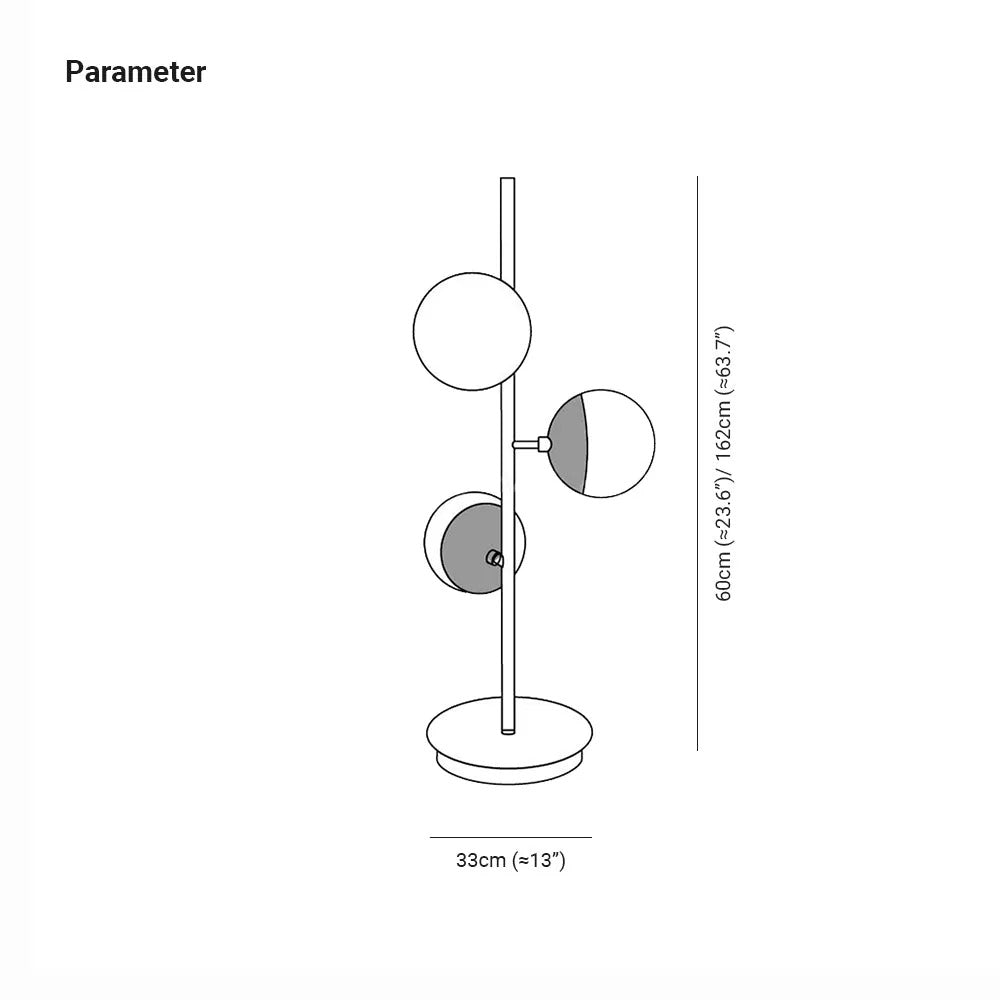 Valentina Moderne LED Stehleuchte Weiß/Gold Wohnzimmer/Schlafzimmer
