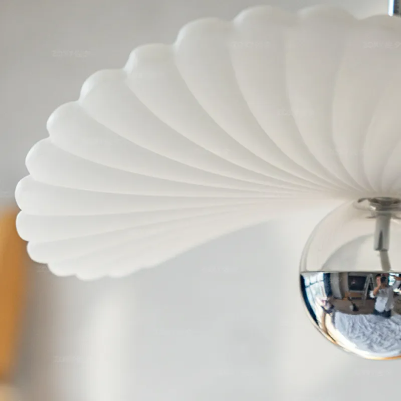Ritta Design Feder Metall Harz LED Pendelleuchte Schlafzimmer Esszimmer-Letslighting