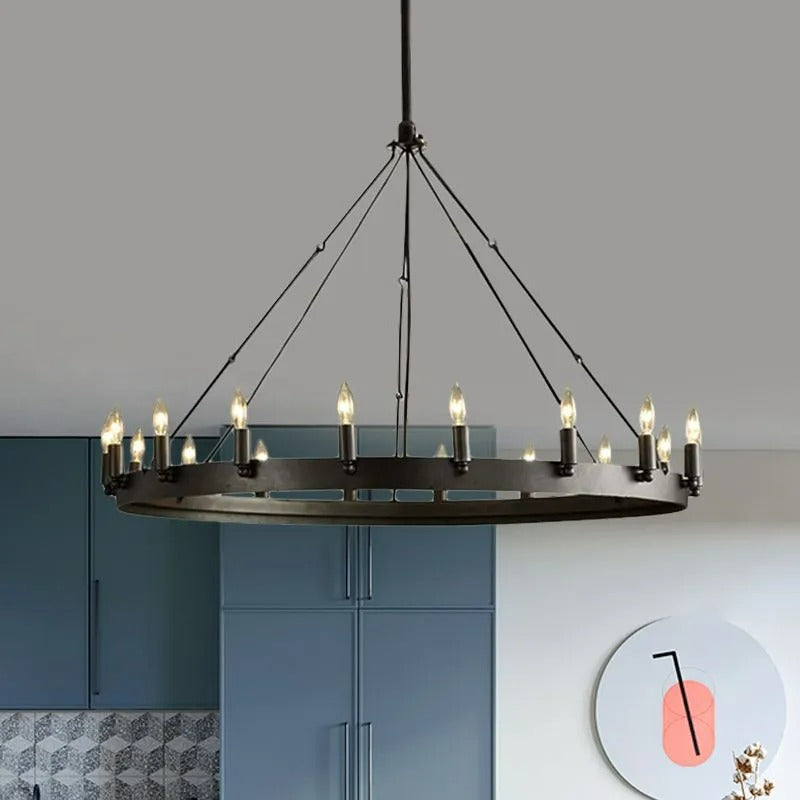 Silva Pendelleuchte Schwarz, Metall