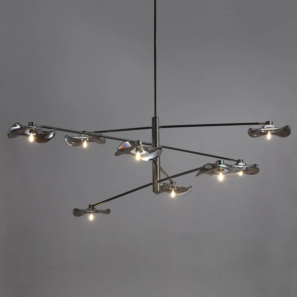 Arisha Pendelleuchte 2 Farbe, 6/8 Flammig, Metall, Schlarfzimmer