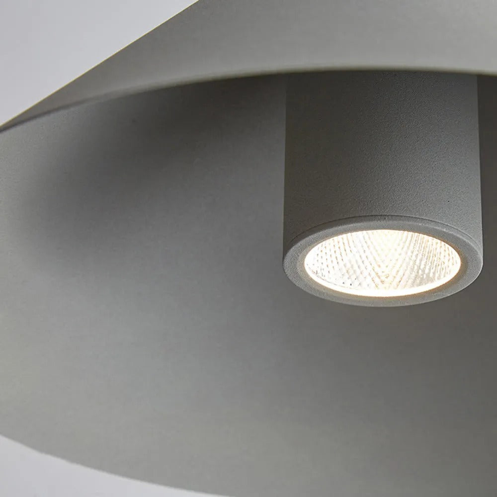 Arisha Modern LED Pendelleuchte Grau Wohn/Schlaf/Ess/Kinderzimmer Metall