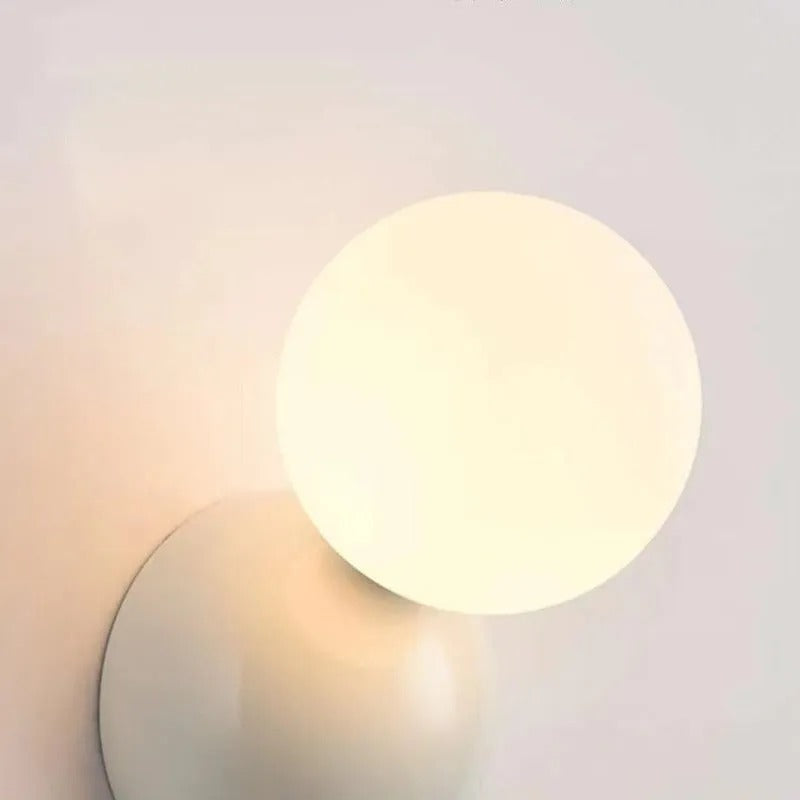 Valentina Modern LED Innenwandleuchte Schwarz Weiß Metall Wohnzimmer