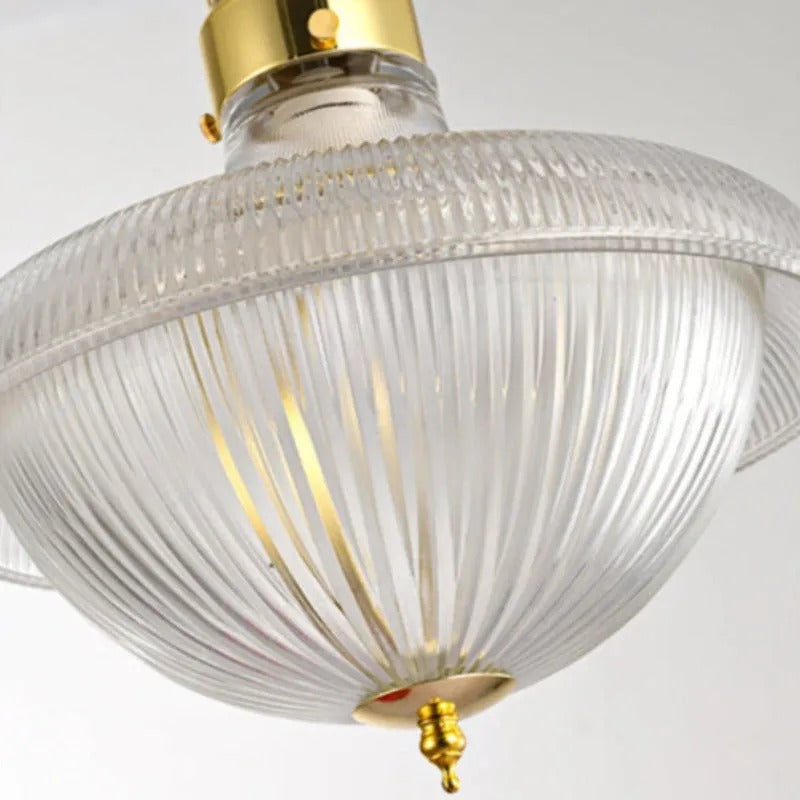 Silva Vintage Industrial LED Pendelleuchte Glas Schlafzimmer Küche