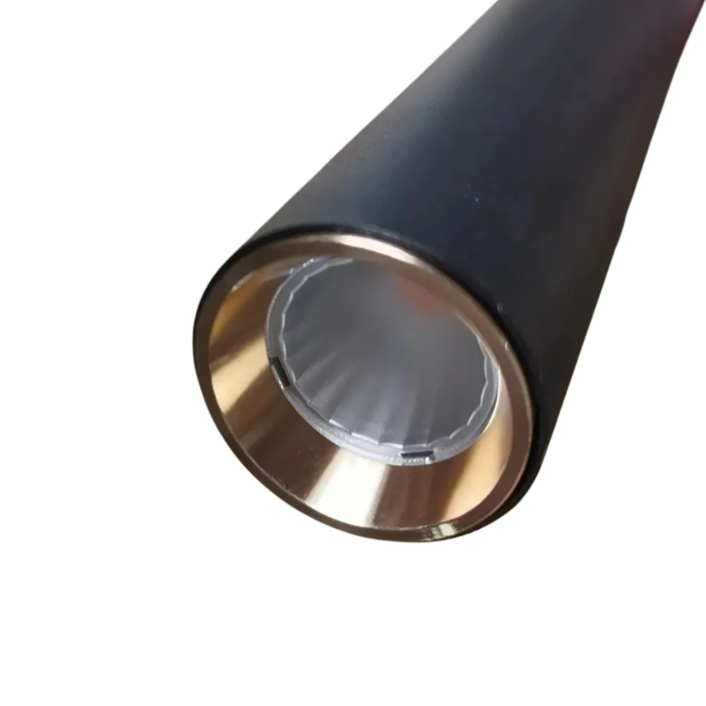Arisha Pendelleuchte Schwarz, Zylinder, 23/28CM Lang