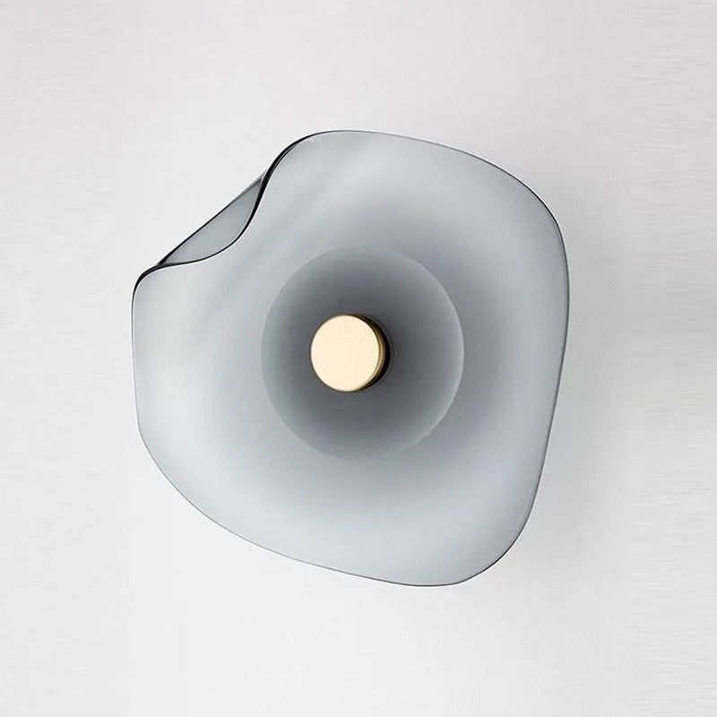 Arisha Wandleuchte, 2 FarbenInnen Schlaf/Wohnzimmer Metall/Glas