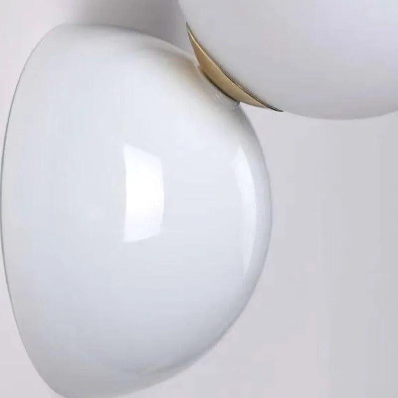 Valentina Modern LED Innenwandleuchte Schwarz Weiß Metall Wohnzimmer