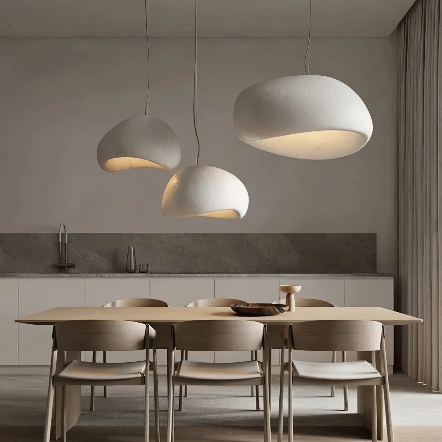 Lustra Kronleuchter Rau Kombination Wabi-Sabi-Letslighting