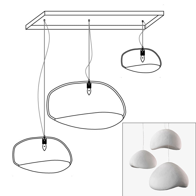 Lustra Kronleuchter Rau Kombination Wabi-Sabi-Letslighting