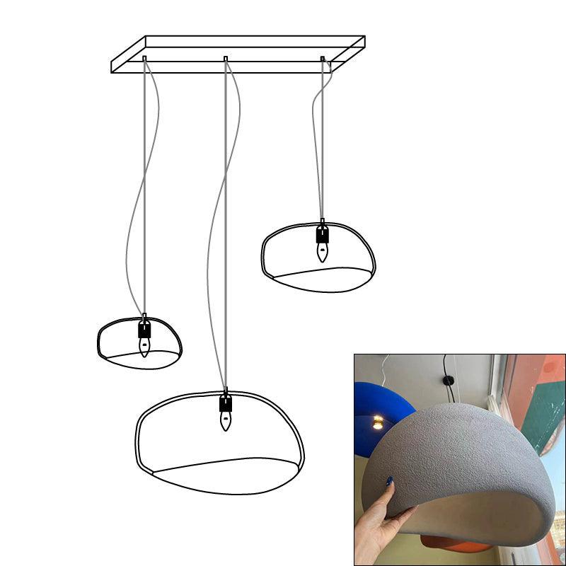 Lustra Kronleuchter Rau Kombination Wabi-Sabi-Letslighting