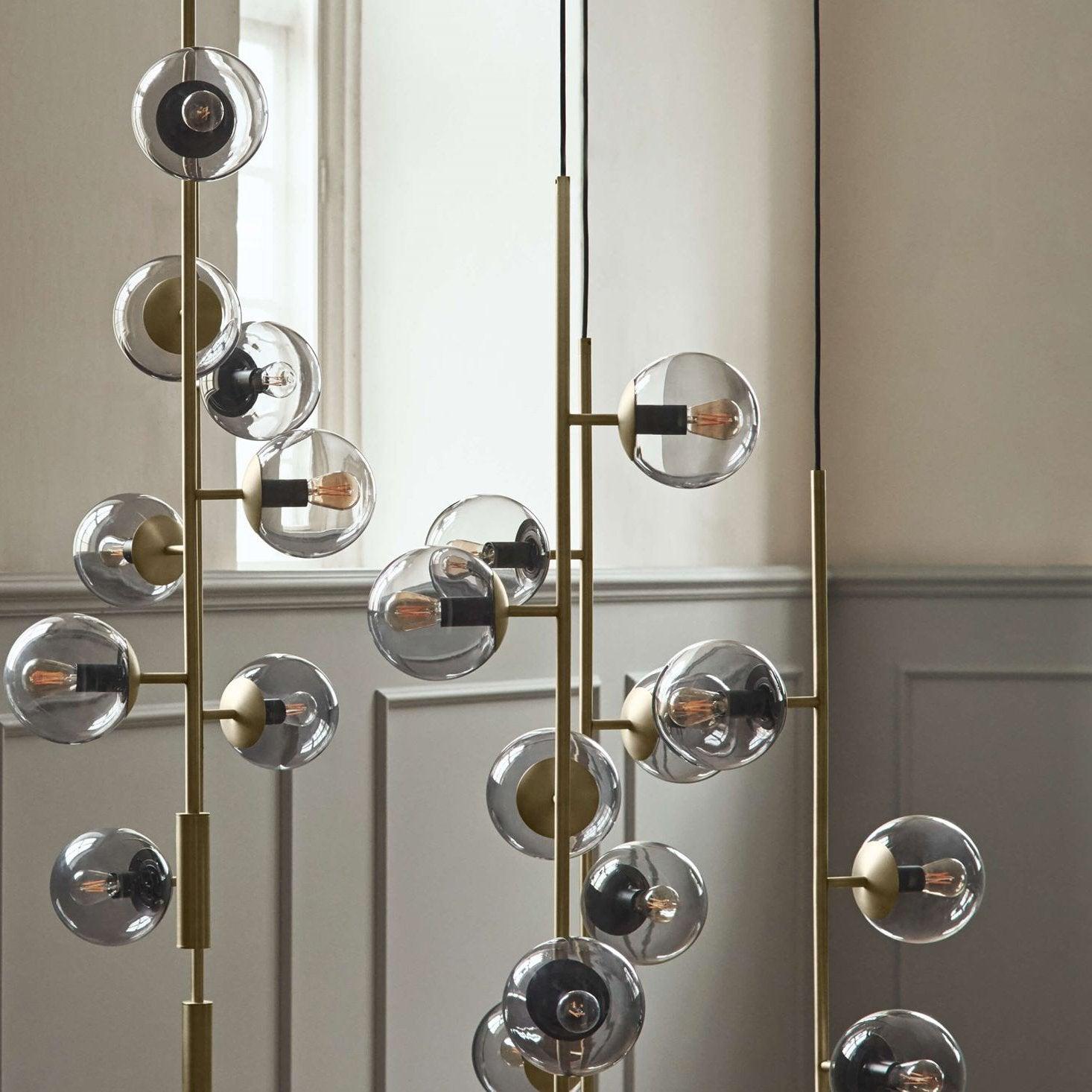 Erevia Messing Glas Pendelleuchte-Letslighting