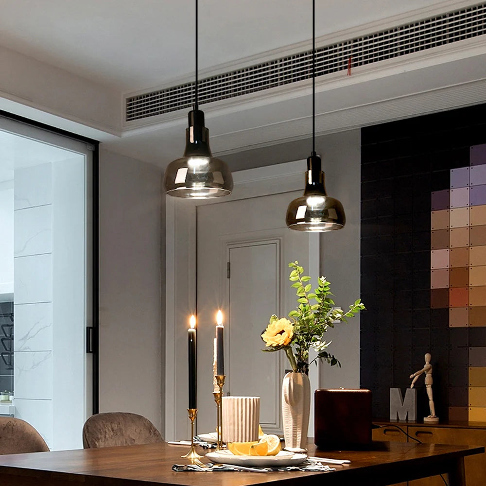Valentina Modern Pendelleuchte Glas Wohn/Arbeits/Esszimmer