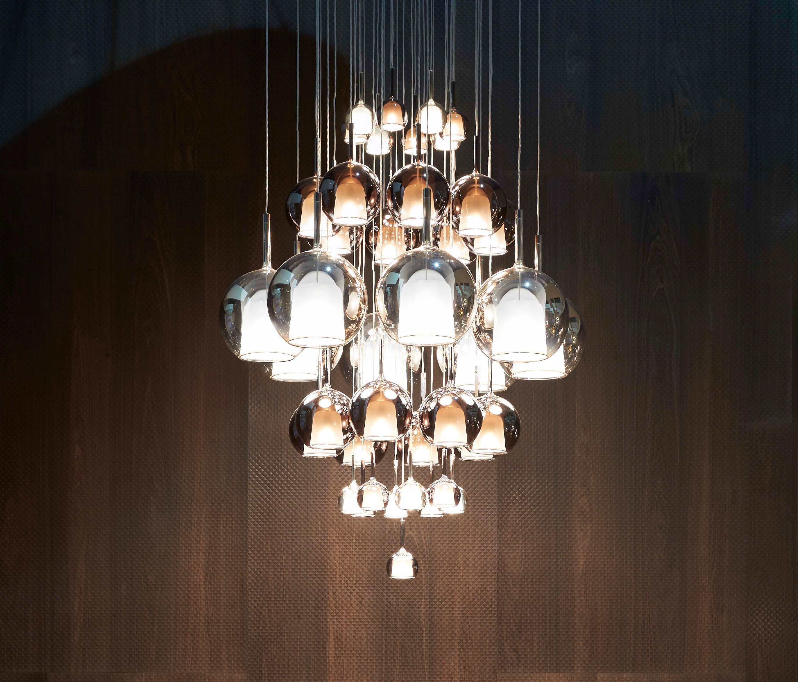 Lustra Pendelleuchte Rauchglas Rund-Letslighting