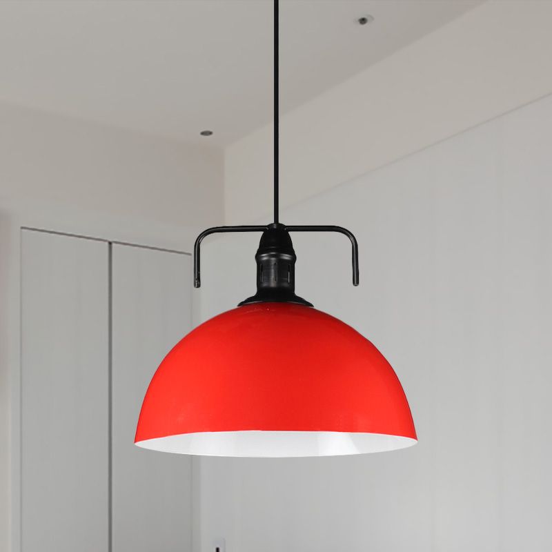Valentina Modern, farbenfrohe Vintage Pendelleuchte Metall
