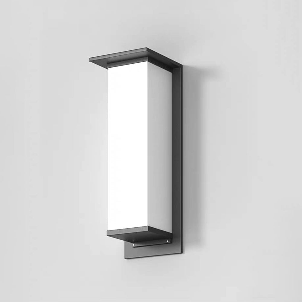 Ray Rechteck Solar Außenwandleuchte Metall Acryl Balkon Terrasse Flur