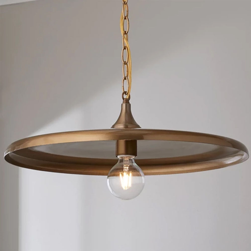 Silva Vintage Metall Pendelleuchte Weiß/Schwarz/Gold Wohnzimmer