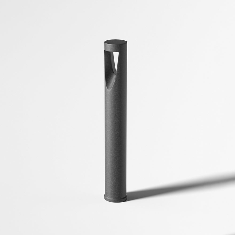 Ray Modern Stehende LED Außenleuchte Schwarz Garten Metall 2 Größen 50/60cm