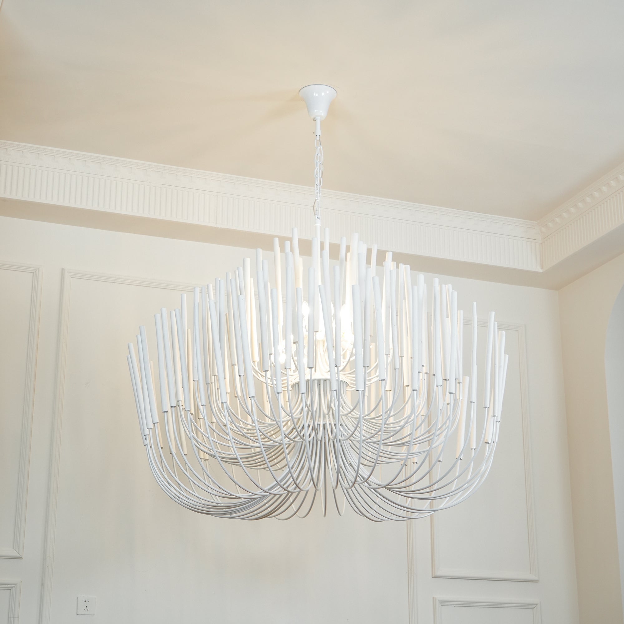 Ulshayra Postmodern Luxus Multi-Stick Holz Kronleuchter-Letslighting