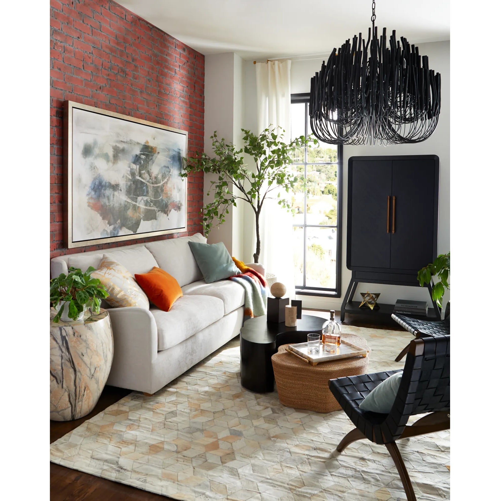 Ulshayra Postmodern Luxus Multi-Stick Holz Kronleuchter-Letslighting