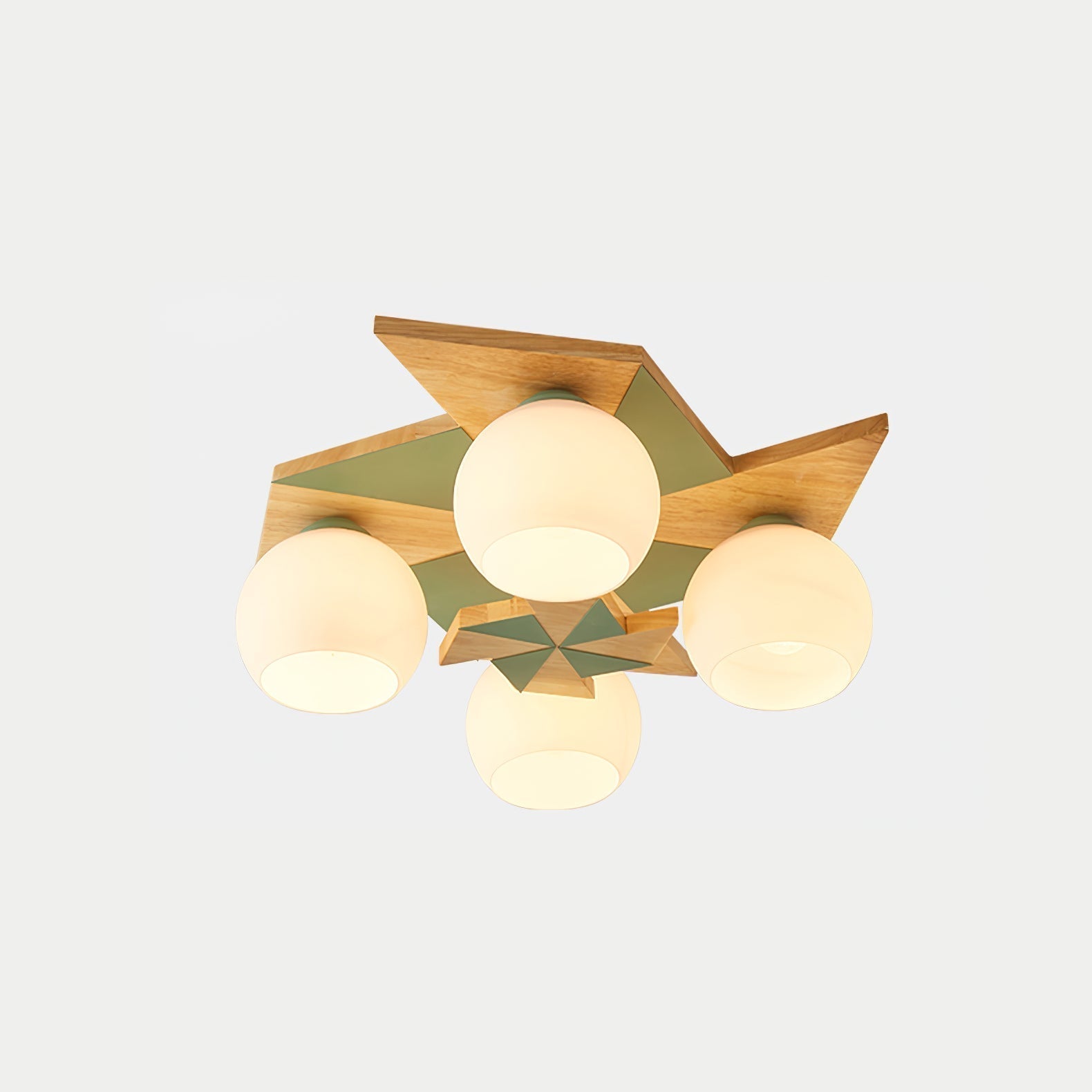 Ewooda Holz Decke Lampe-Letslighting