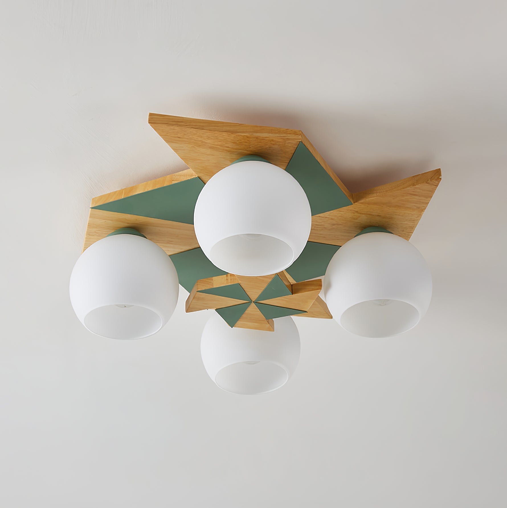 Ewooda Holz Decke Lampe-Letslighting